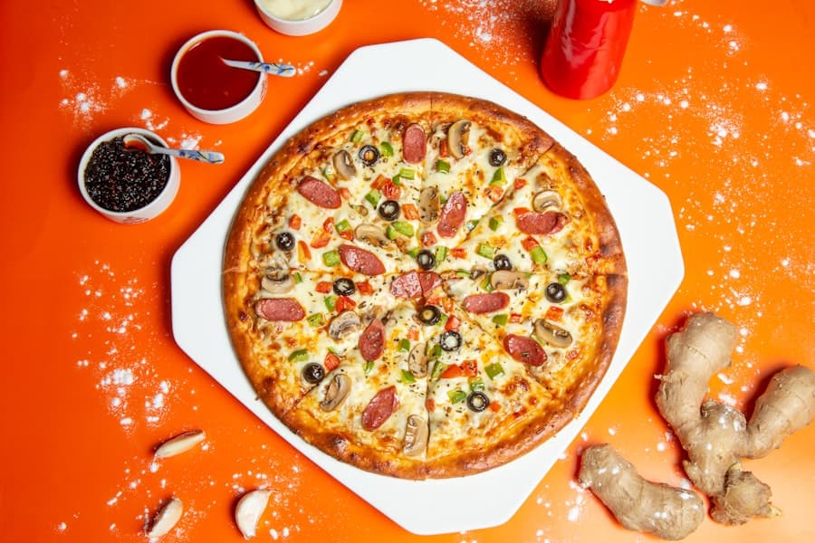 Part de pizza à la mozzarella fondante